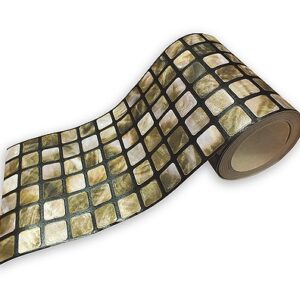 Mosaic tile effect, wallpaper border 66