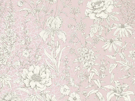 Lavana Pink Floral Meadow 35820 – Wallpaper John's