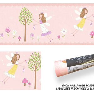 Children's, Fairy Garden Themed, Wallpaper Border