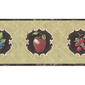 Vintage Style, Fruits Wallpaper Border CY3200B