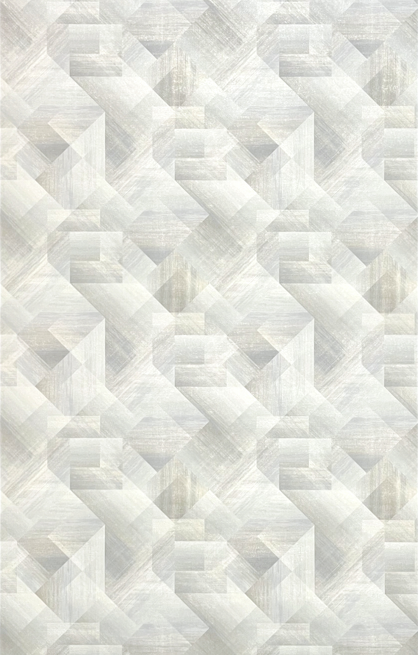 Geo Pattern with Metallic Detail (Double Width Roll) - Image 5