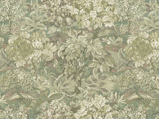 Mesmerising Enchanted Forest (Green) – Wallpaper John’s