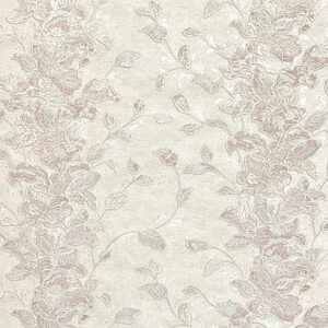 Traditional Style Flower & Vine Design, Textured Vinyl (Double Width Roll) (150)