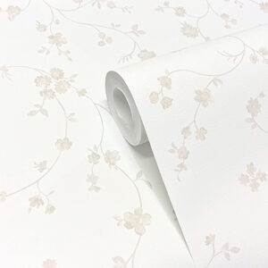 Delicate Floral Trail Design (Double Width Roll)