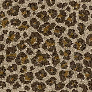 Classic Leopard Spots - Chocolate & Gold