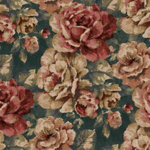 Luxury Fabric Effect Rose Garden (Double Width Roll)