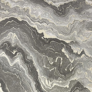Arabella Marble Effect Pattern - Charcoal