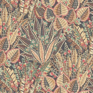 Decorative Exotic Botanical Leaves & Flowers