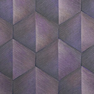 Purple Geometric 3D Effect Wallpaper